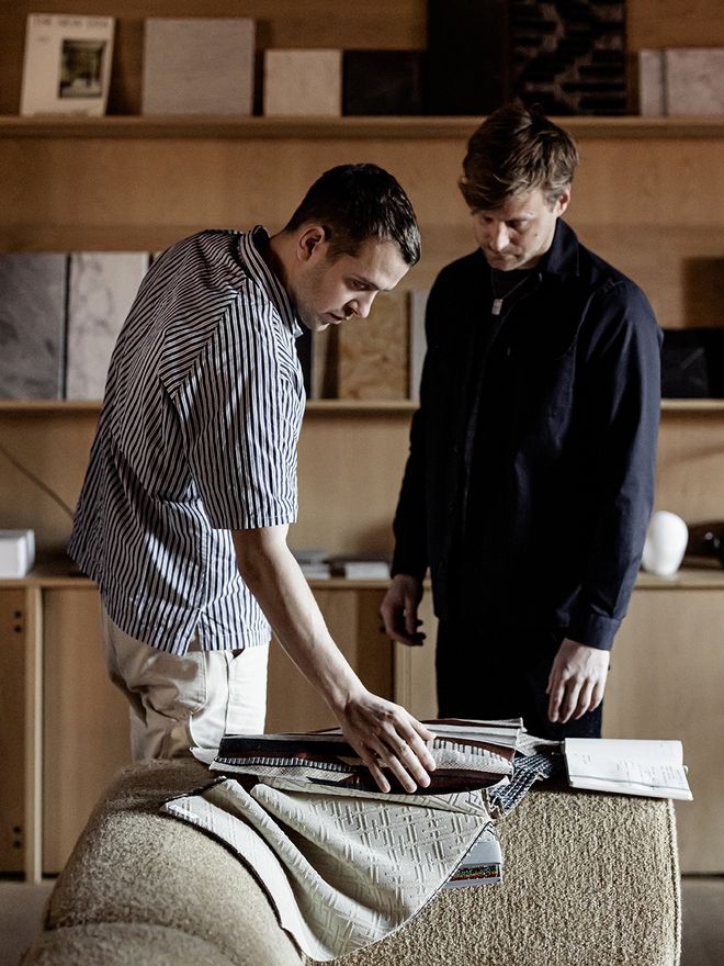 Emil Krøyer and Mads Sætter-Lassen of design studio Krøyer-Sætter-Lassen