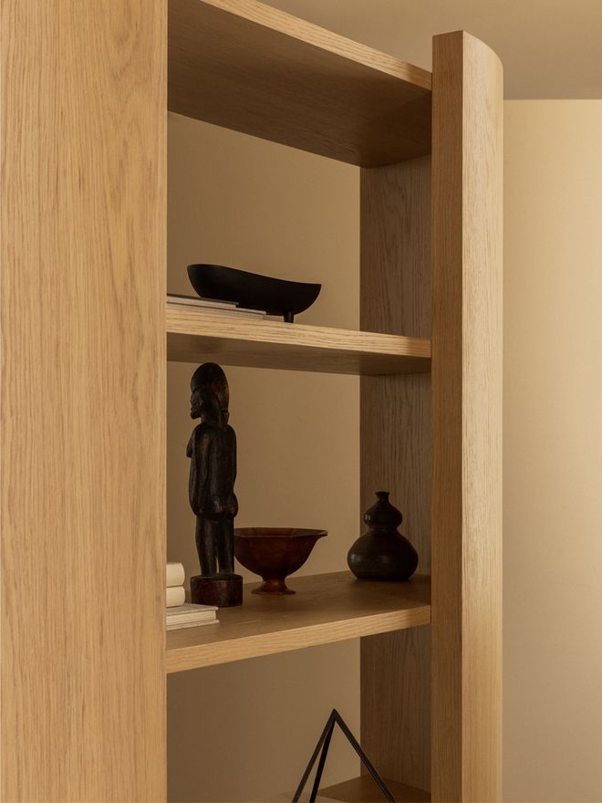 Audo Copenhagen's Crescent bookshelf