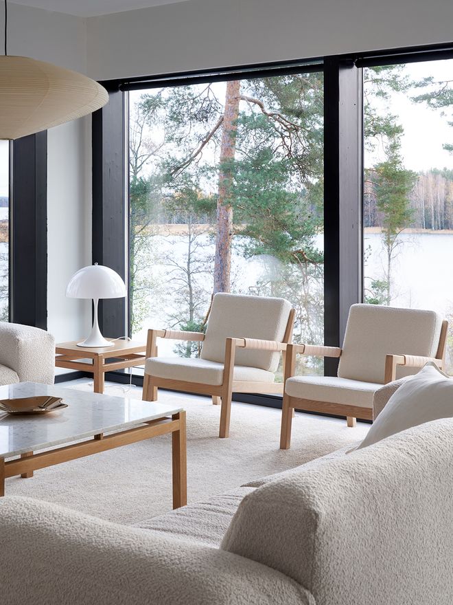 Ornäs Rialto lounge chairs in the living room