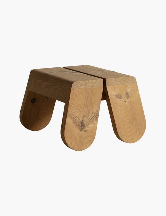 015 Peace outdoor foot stool, pine