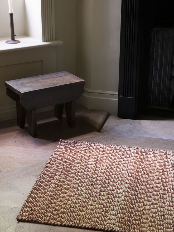 A jute rug by Layered