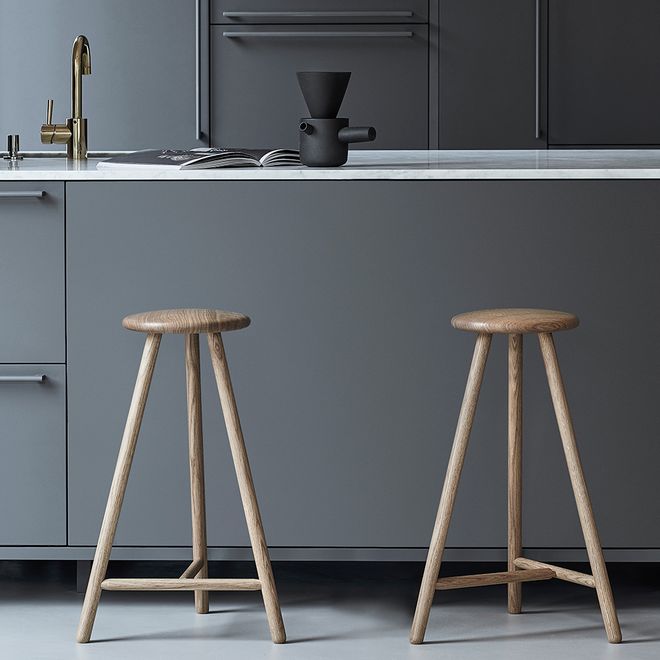 NIkari Perch oak stools