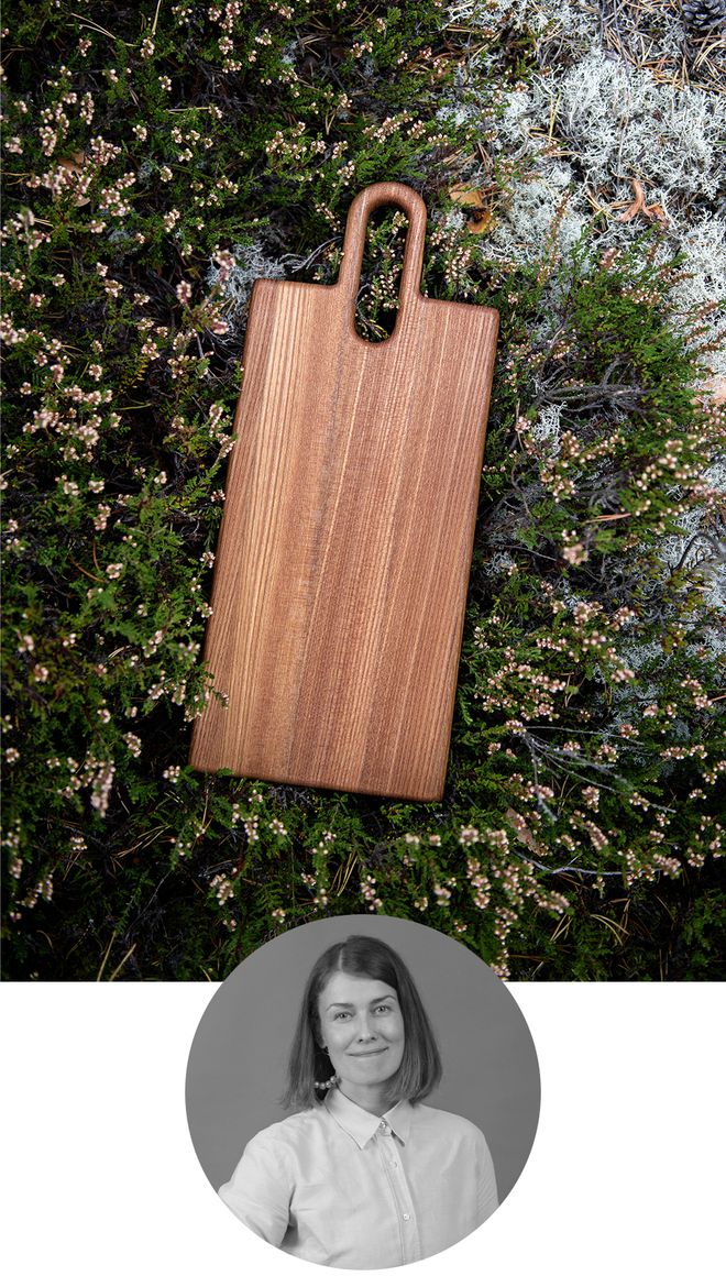 Hanna Saari Halikko cutting board, elm
