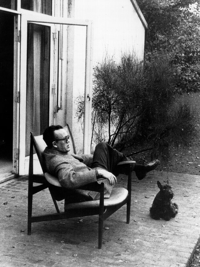 Finn Juhl at his house