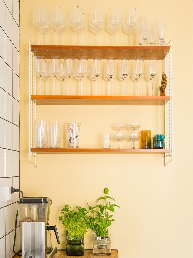 An image of Pete Rahikainen's colorful home in Katajanokka, Helsinki.