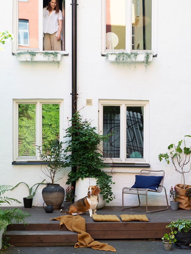 A modern home in an old stable