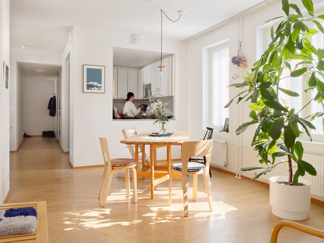 Dining area at Kohsuke and Masako Nakamura’s home