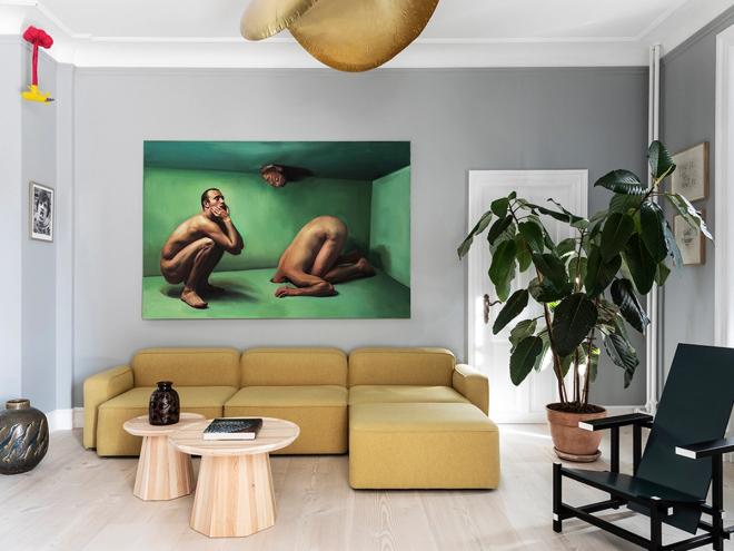 Pine coffee tables by Normann Copenhagen