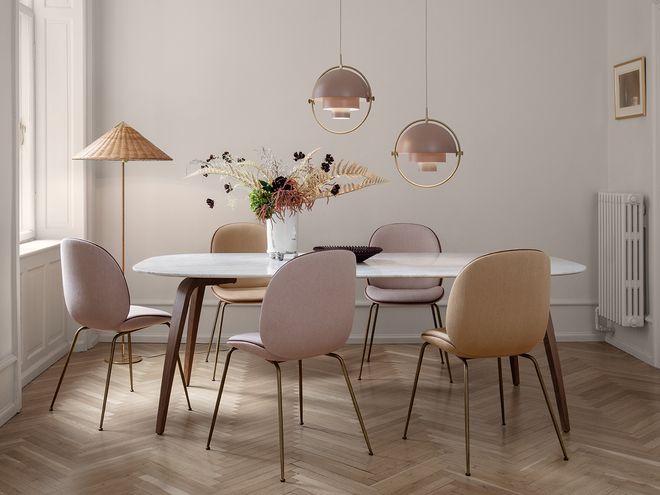 Gubi Bat and Beetle chairs