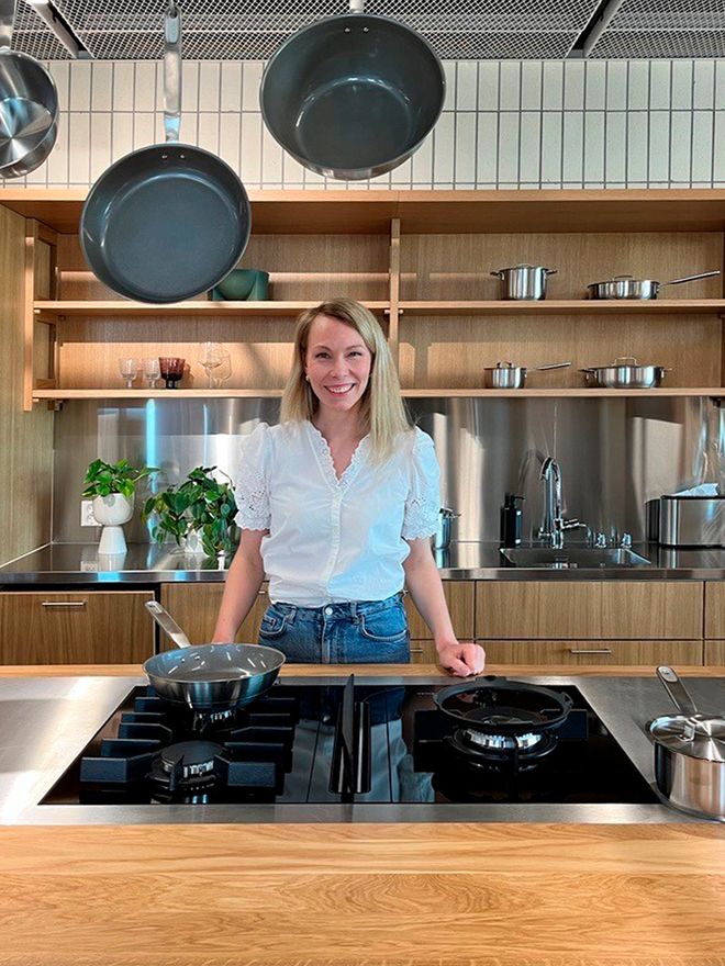 Emmi Härus, Senior Product Manager for Cookware at Fiskars