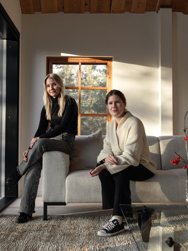 Anna Helminen and Maija Rasila, portrait