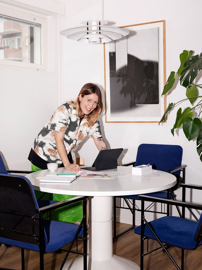 Finnish illustrator and textile designer Minni Havas
