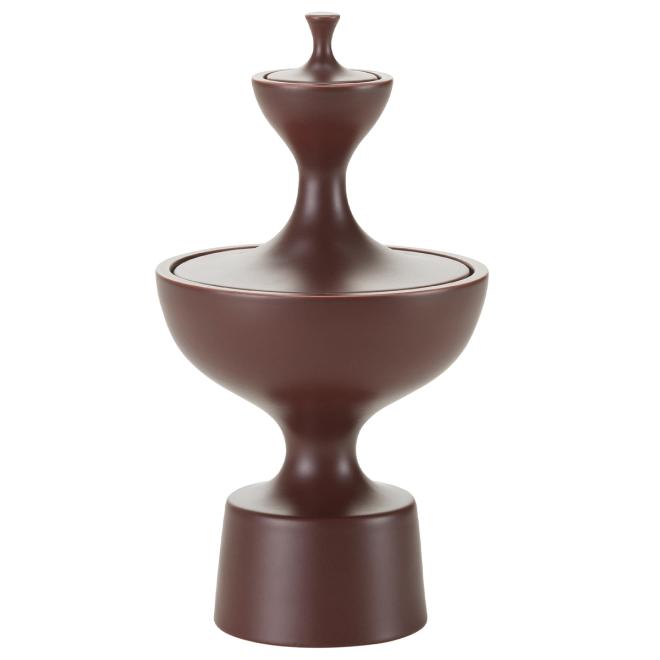Vitra  Ceramic Container 1, dark aubergine