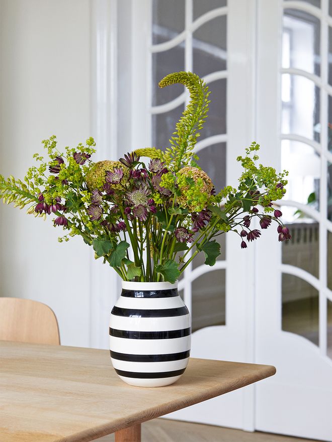 Kähler Omaggio vase, medium, black