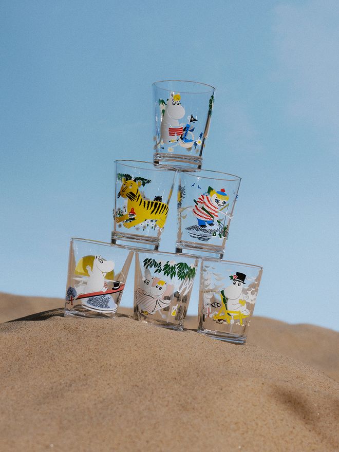 Moon drinking glasses