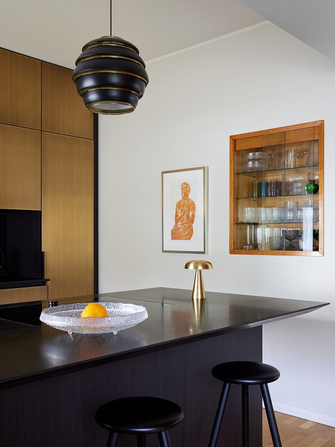 Artek A331 pendant light in the kitchen