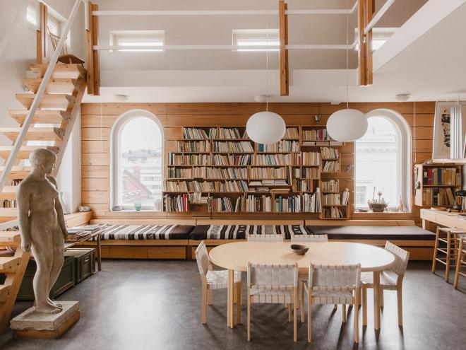 Tove Jansson's studio in Helsinki