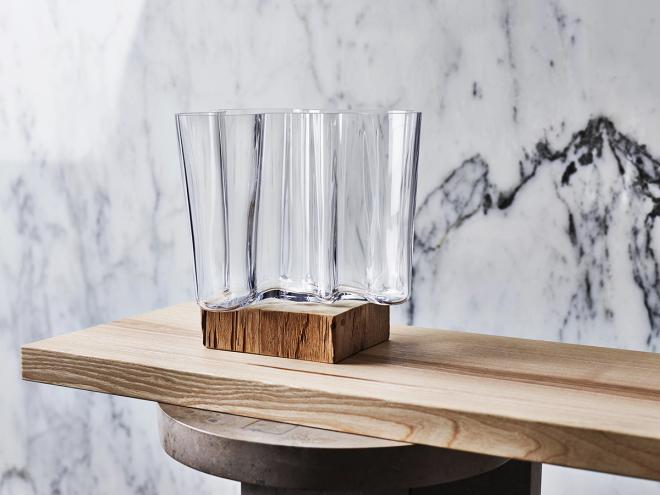 Iittala Aalto vase clear
