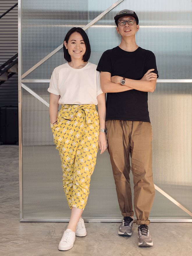 Creative directors Joy Loo and Khoo Kean Hu from the design agency WAFF