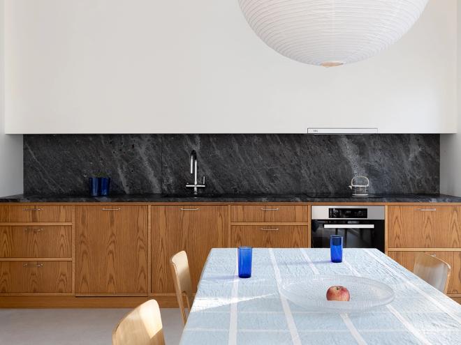 A custom-made kitchen