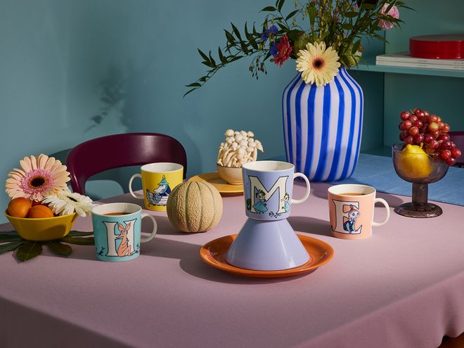Moomin by Arabia ABC-muumimukit, HOME