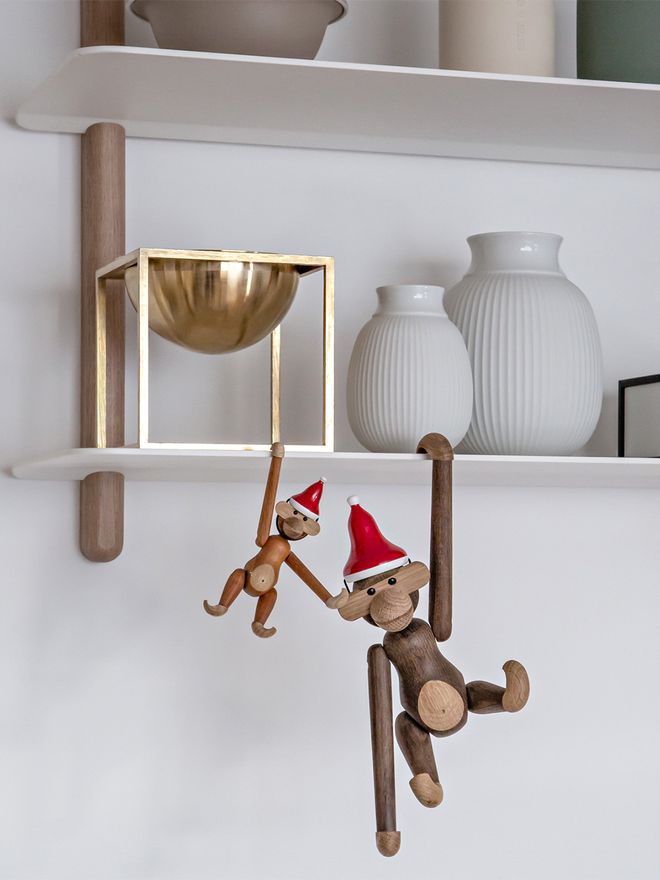 Kay Bojesen Santa's cap for Wooden Monkey, small