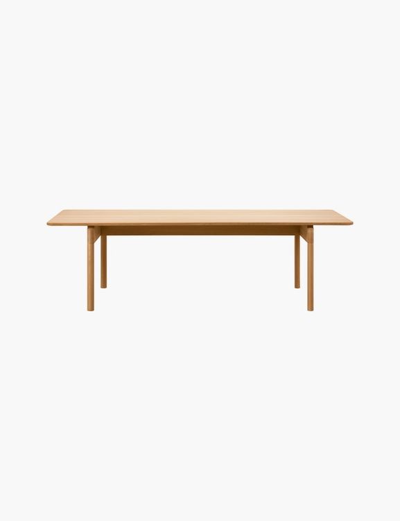 Post table, 270 x 100 cm, oiled oak