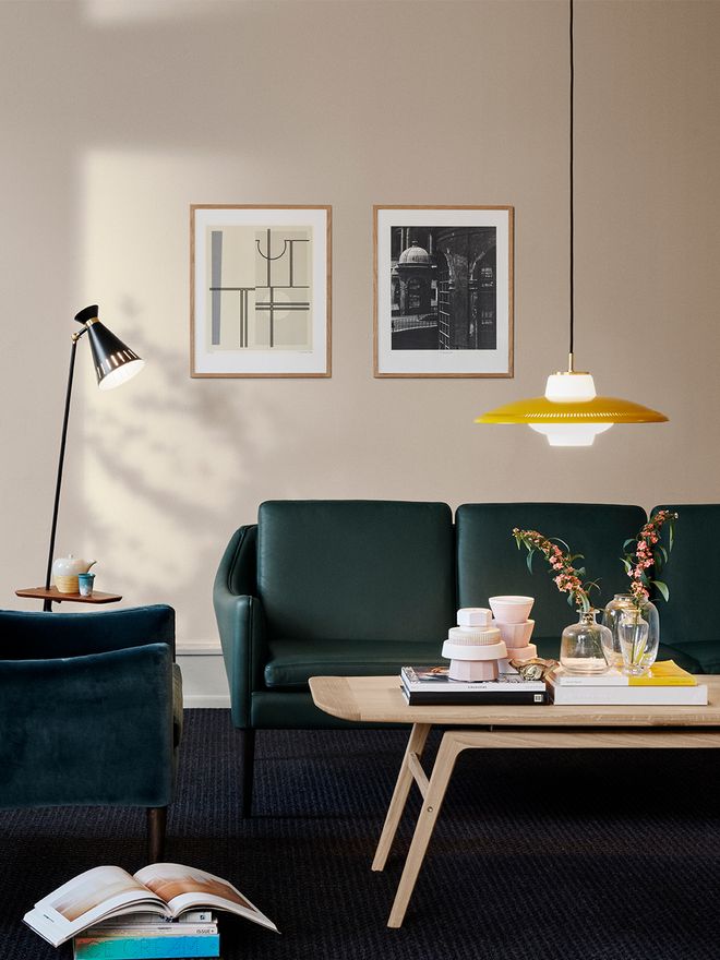An image of Warm Nordic's furniture placed in a living room.
