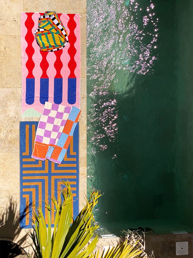 ZigZagZurich towels