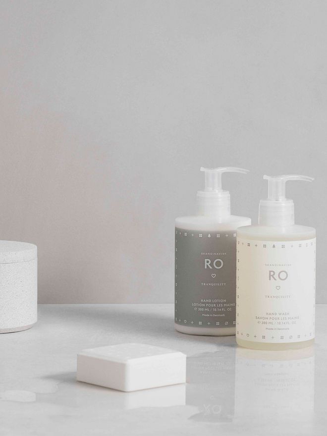 Skandinavisk's Ro soaps and lotions.