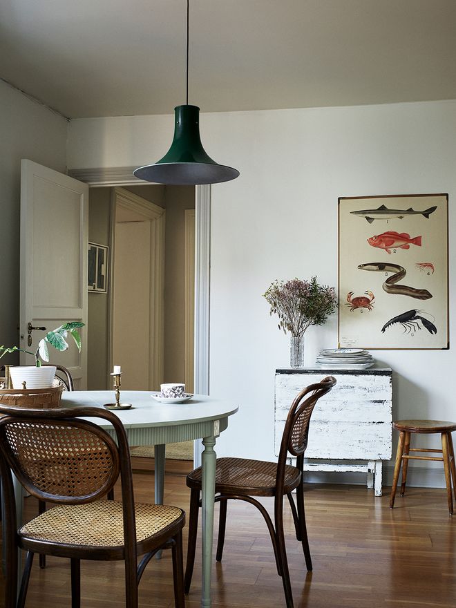 Sigfrid Billgren's home, dining area