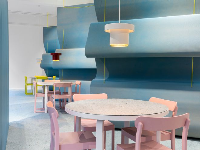 Artek Changing Rooms installation