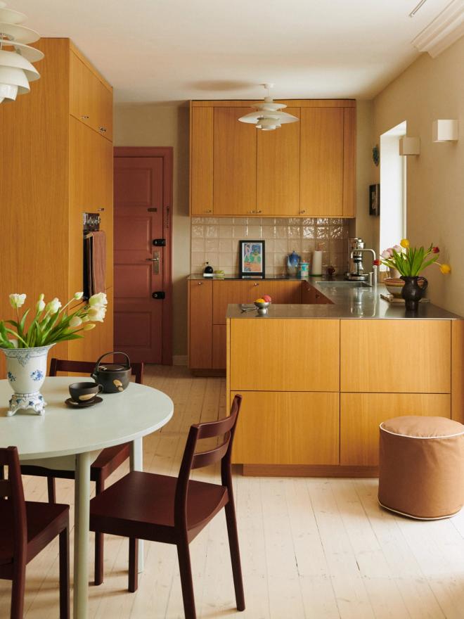 Ferm Living's Boda dining chair in the kitchen
