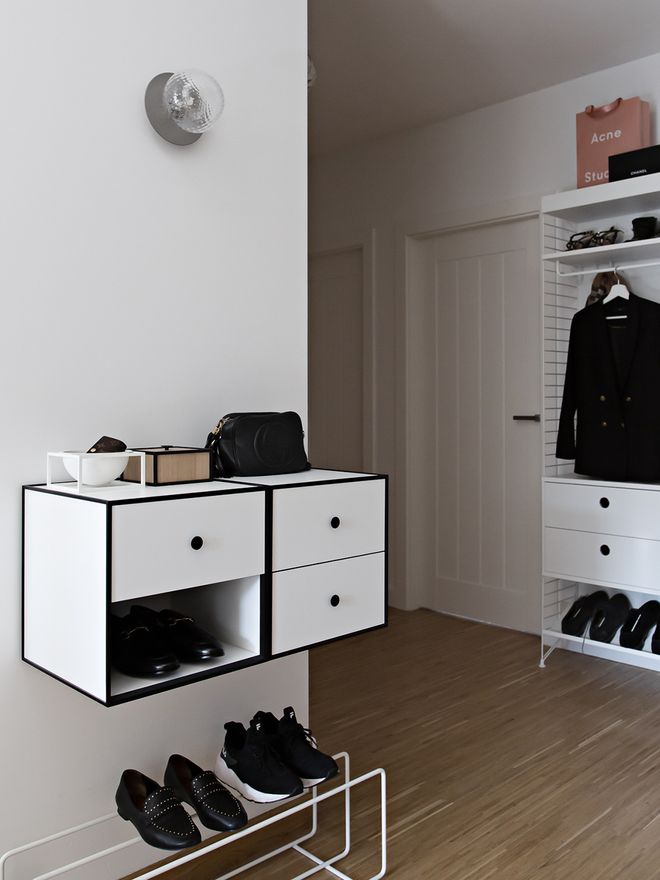 Showroom Finland Mixrack shoe rack M, white