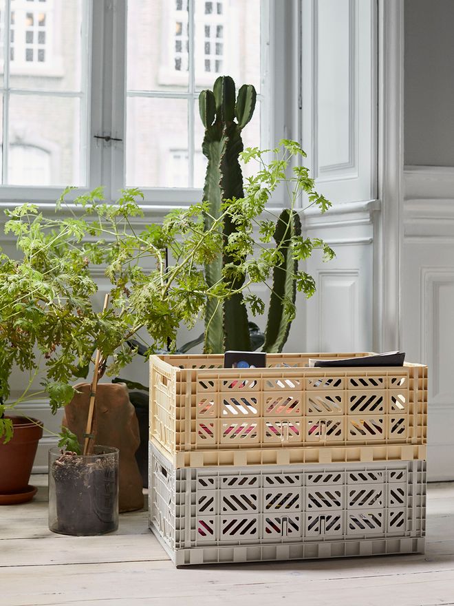Hay Colour crate, L, light grey