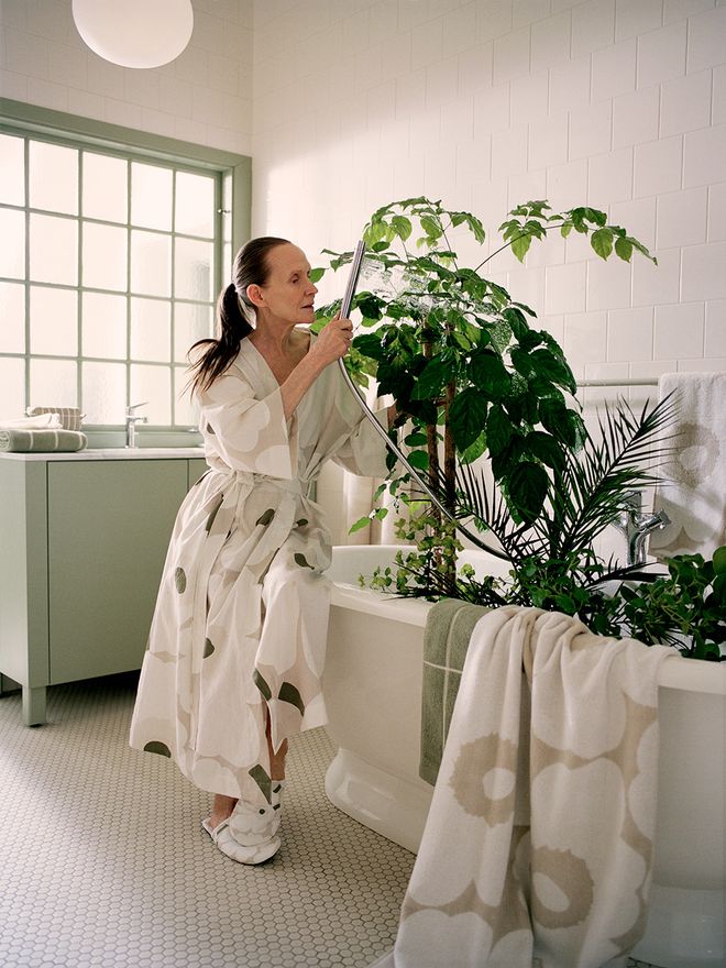 Marimekko Unikko-kylpytakki