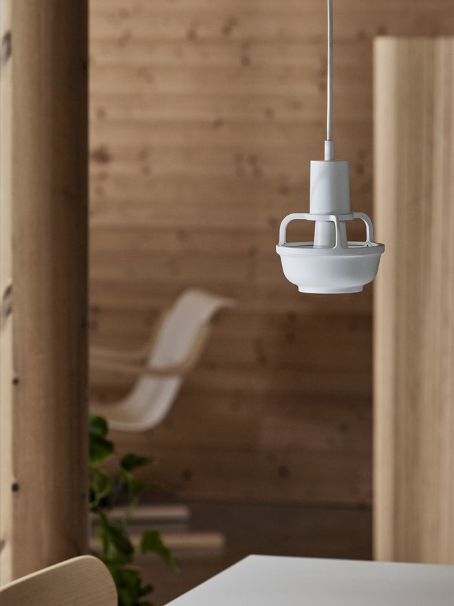 The modern Kori lamps designed by TAF Studio pay homage to Artek’s past