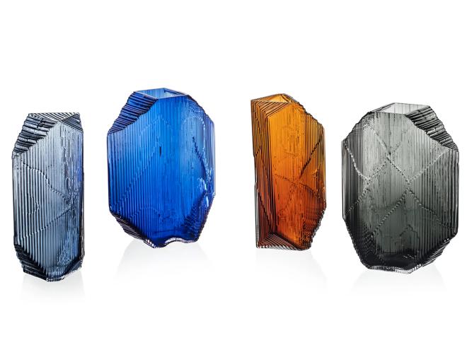 Kartta glass sculpture by Iittala