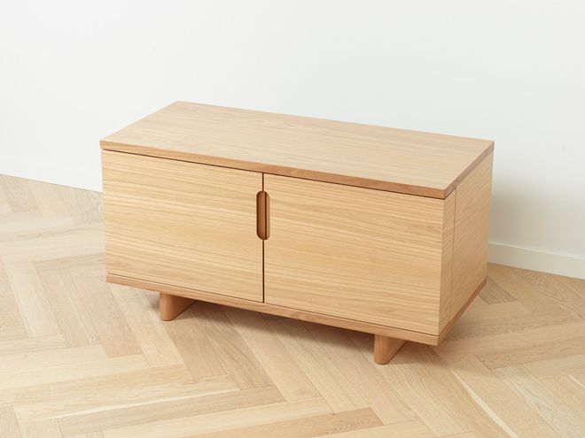 Wooden Credenza Uno sideboard by Harri Koskinen