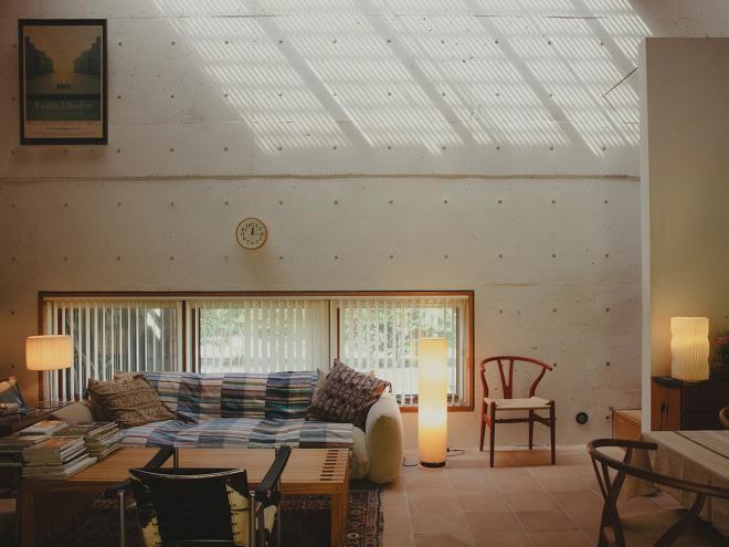 A sunny living room in Japan