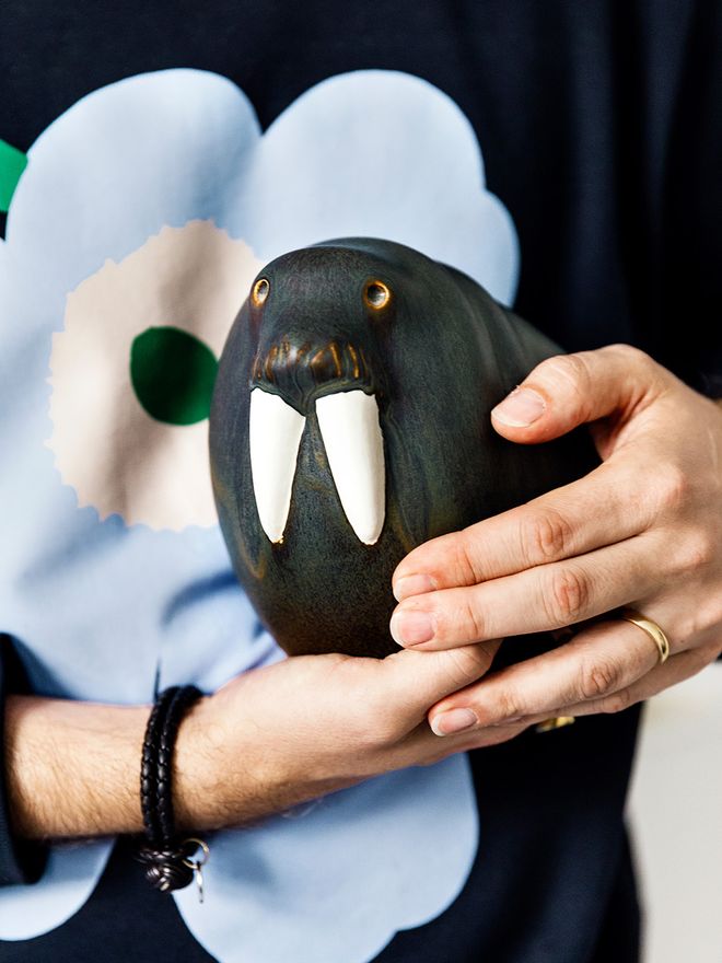 Arabia ceramic walrus