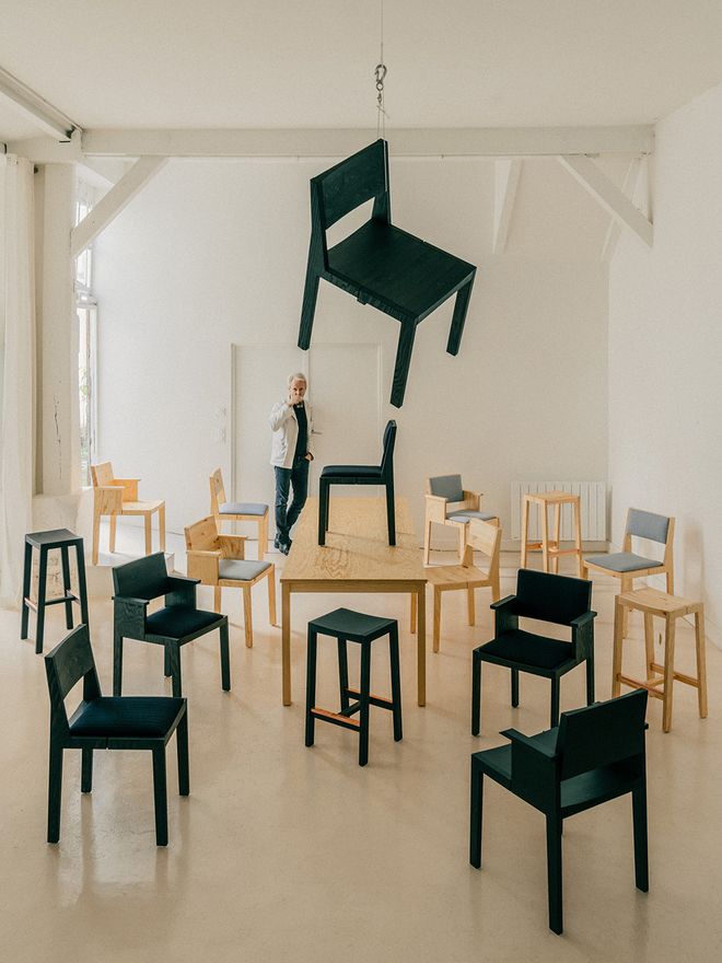 Ronan Bouroullec ja Maasto-sarjan huonekaluja