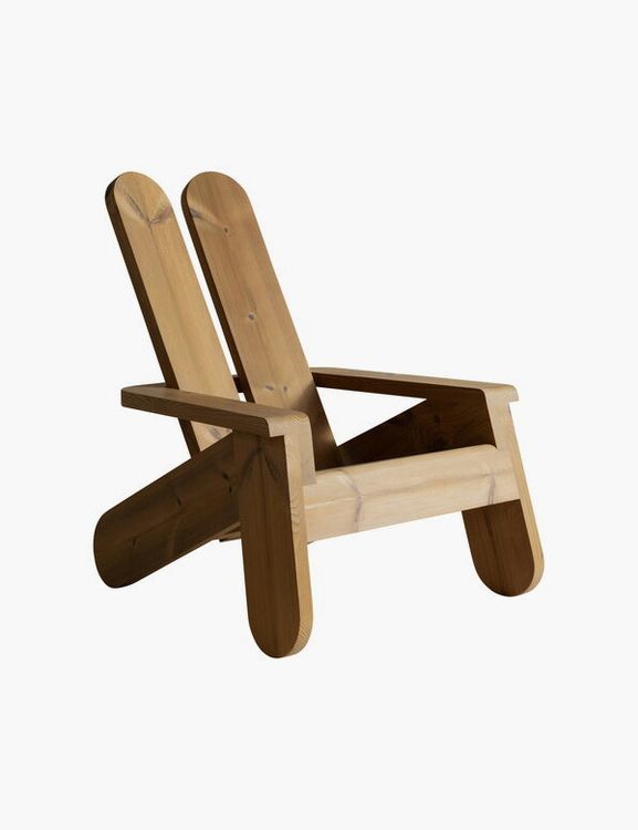 015 Peace outdoor lounge chair, pine