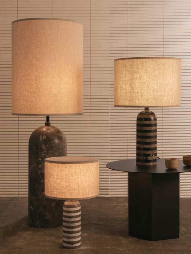 GUBI Gravity Upcycled-Marble Edition table lamp