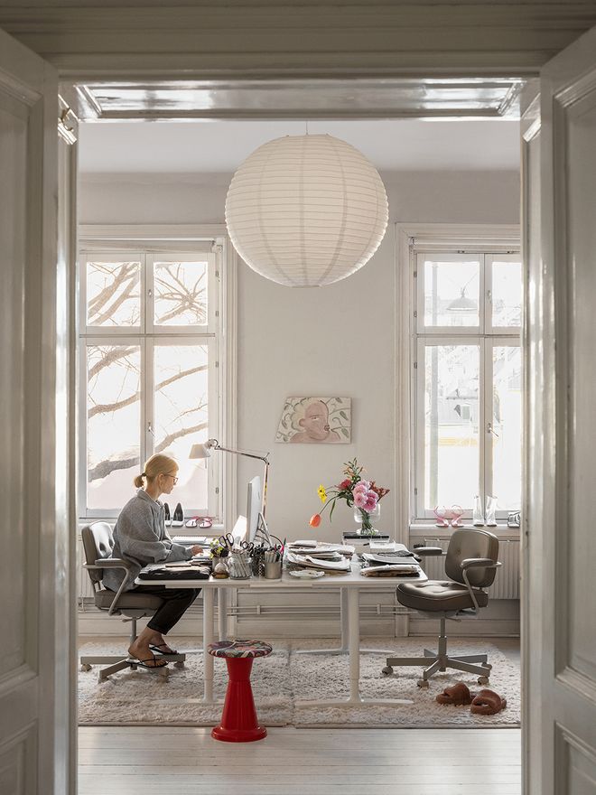 Anna Teurnell working