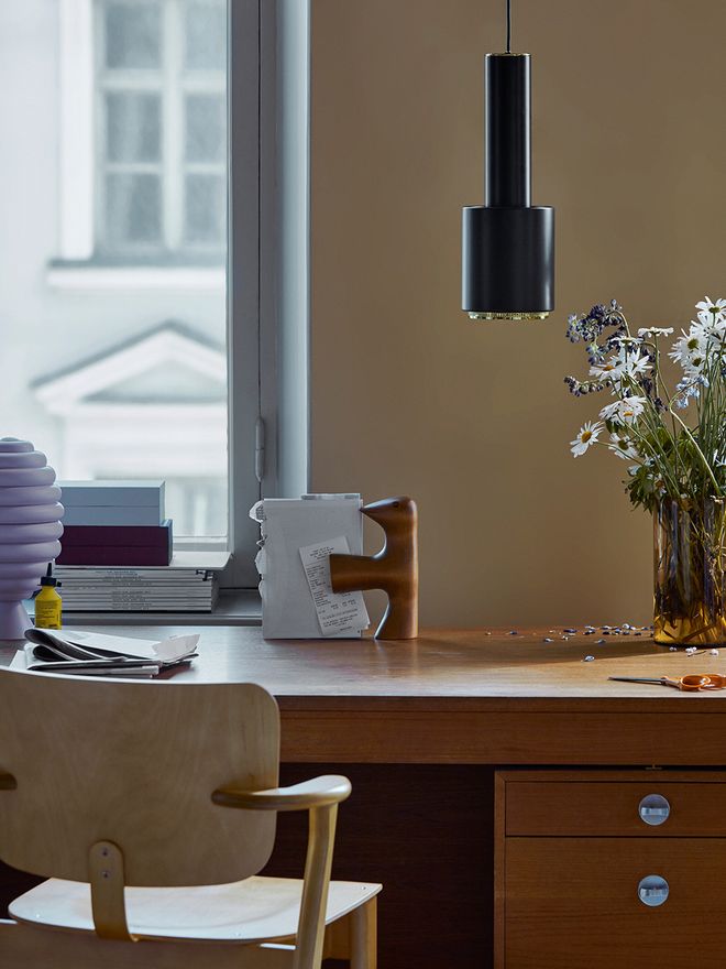 Artek Aalto riippuvalaisin A110 "Käsikranaatti", musta
