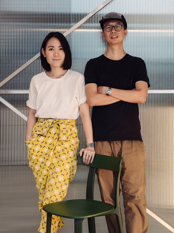 Designers Joy Loo and Khoo Kean Hu