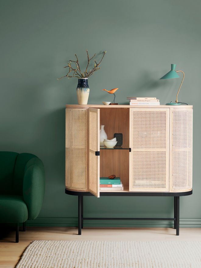 Warm Nordic Be My Guest sideboard, cane