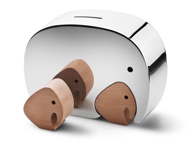 Georg Jensen  Moneyphant with Twins