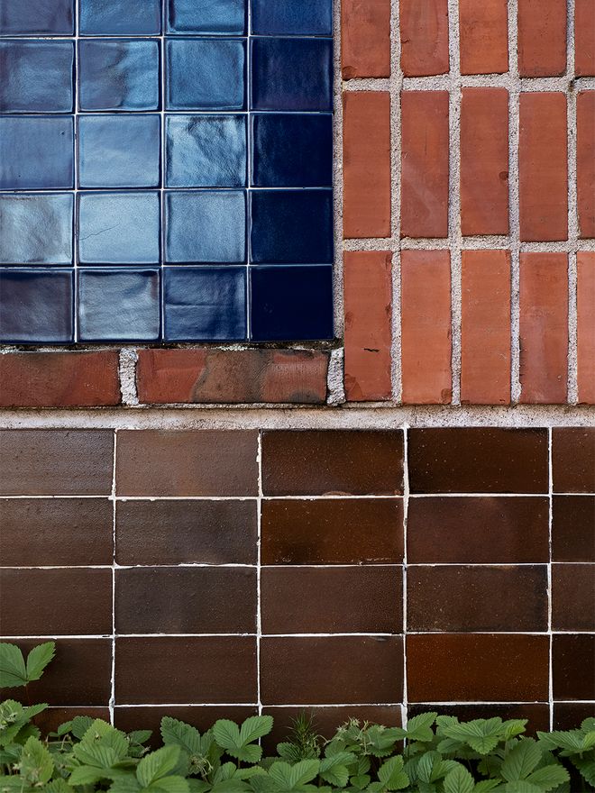 Different tiles and bricks